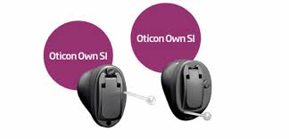 Examples of the Oticon OWN SI hearing aids.