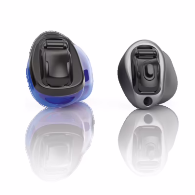 A view of the control face options on the new Phonak Virto Infinio hearing aid.