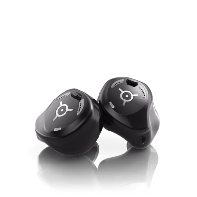 A pair of Phonak Virto R Infinio hearing aids.